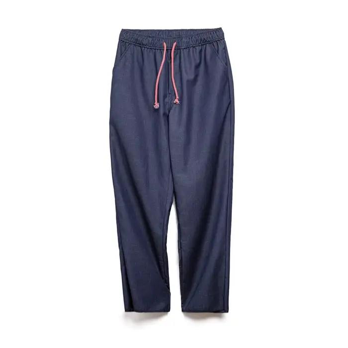 Maden-Pantalon Droit Vintage Solide pour Homme, Vêtement Décontracté, Respirant, Long, Taille artifi