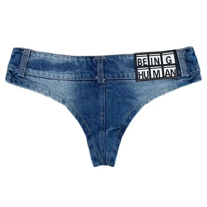 Shorts en jean pour femmes, taille basse, mini-jeans, sexy, pour soirée en boîte de nuit, short de d