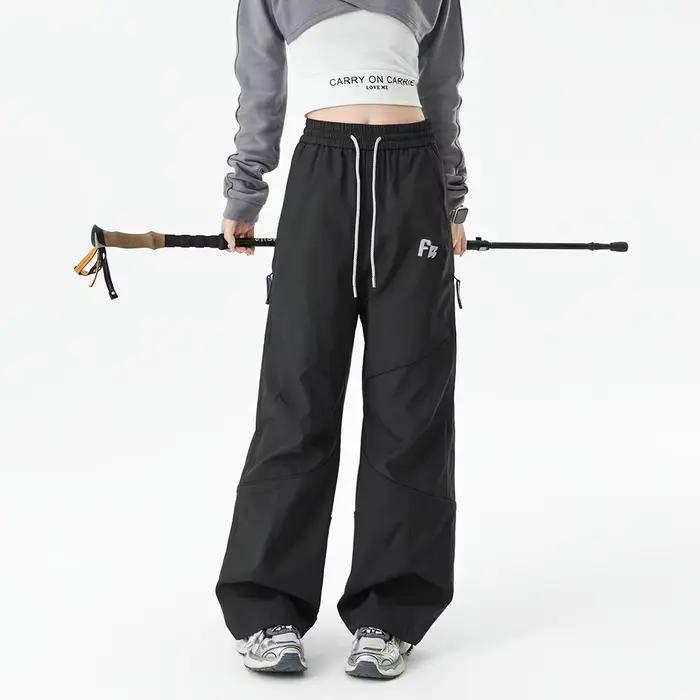 Pantalon de randonnée imperméable pour femme, pantalon cargo, pantalon de camping, de trekking, de p