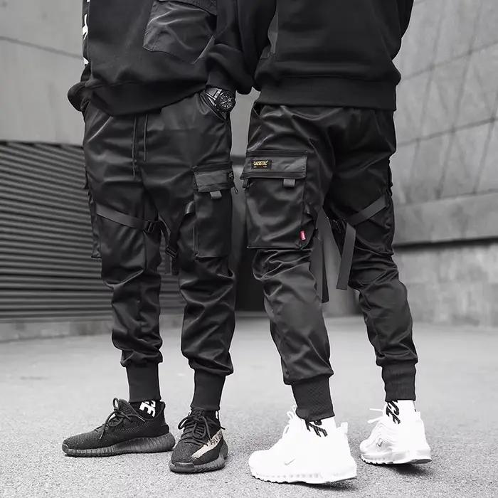 2025 hommes Multi poche pansement tactique technique vêtements pantalons de travail hommes Harajuku 
