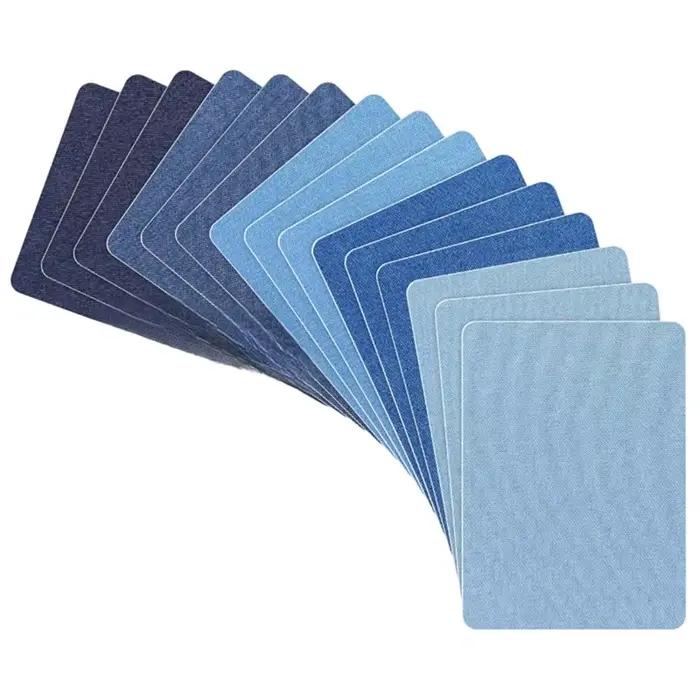Patchs thermocollants A69eiron pour l'intérieur des jeans, kit de 15 patchs thermocollants pour jean