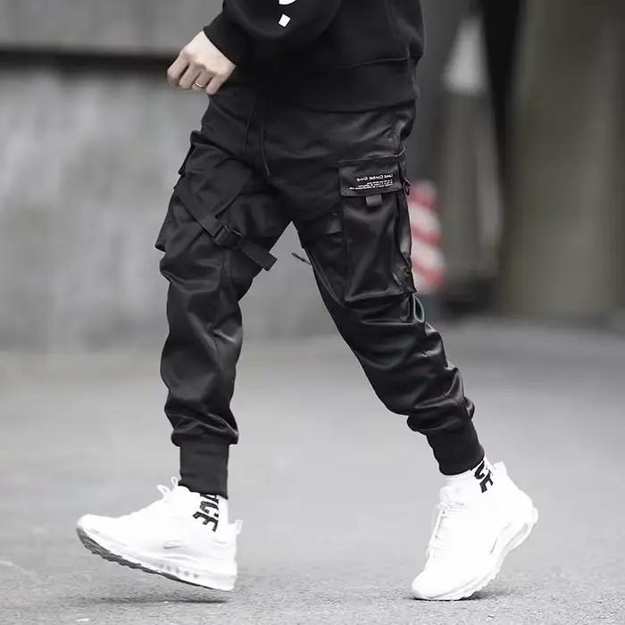 2025 hommes Multi poche pansement tactique technique vêtements pantalons de travail hommes Harajuku 