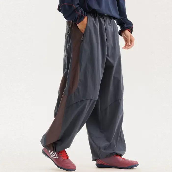 Pantalon ample à jambes larges pour hommes, style américain, haute rue, montagne, plein air, séchage