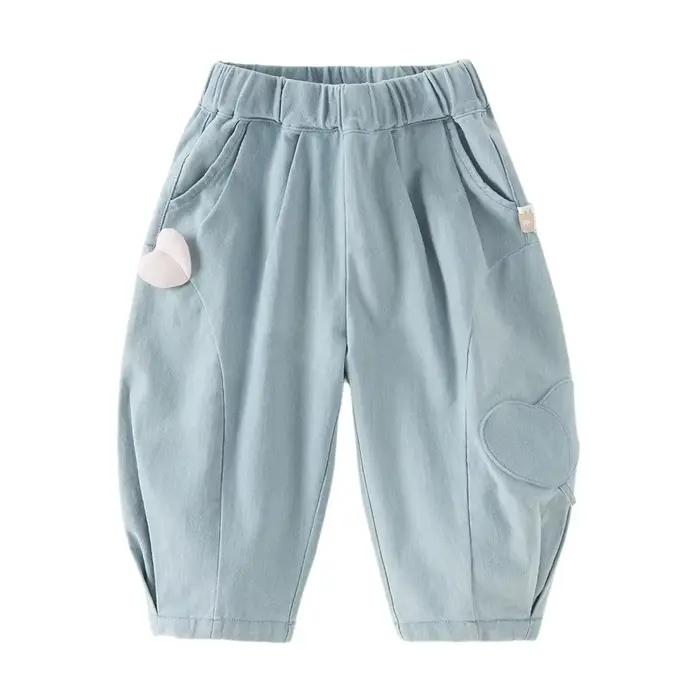 Jean pour enfants Dave Bella, collection automne-printemps, vêtements décontractés pour filles, pant