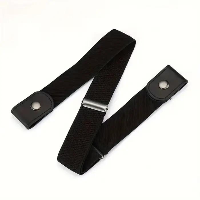 Ceinture élastique invisible sans couture, sangle extensible unisexe pour jeans, pour hommes et femm