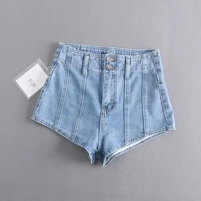 Jeans High audiGoals pour femmes, pantalons en denim vintage, pantalons décontractés, pantalons de c