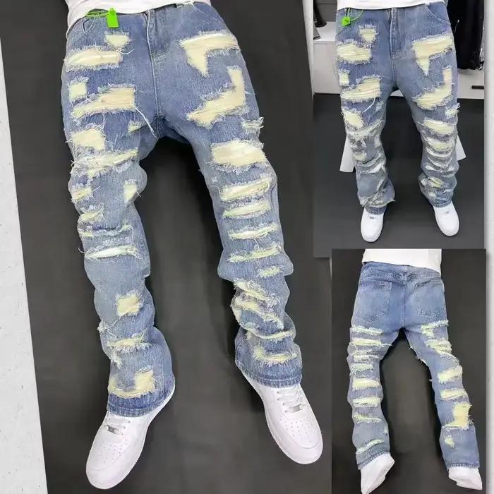 Jean Vintage de Style américain, pantalon en Denim résistant à la déchirure, coupe propre, histoire 