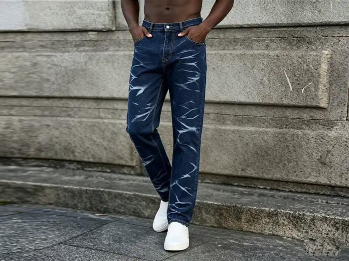 Nouveaux jeans rétro pour hommes 2026 avec un design ample et droit