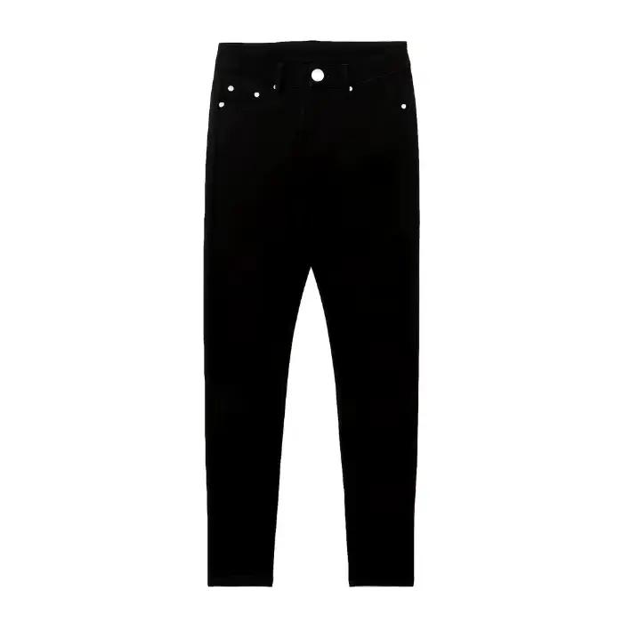 Jean Slim extensible taille haute Leggings Slim hanche ascenseur crayon pantalon noir JEANS femmes S