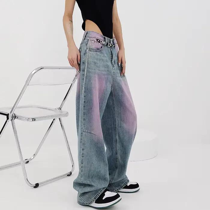 Jean à jambes larges pour femmes