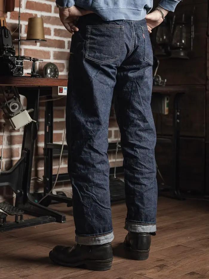 Bronson-Jeans Rigide Coupe Droite pour Homme
