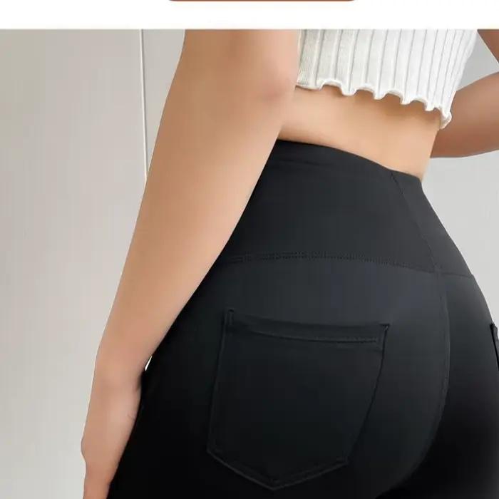 Nouveau Pantalon à cloche taille haute