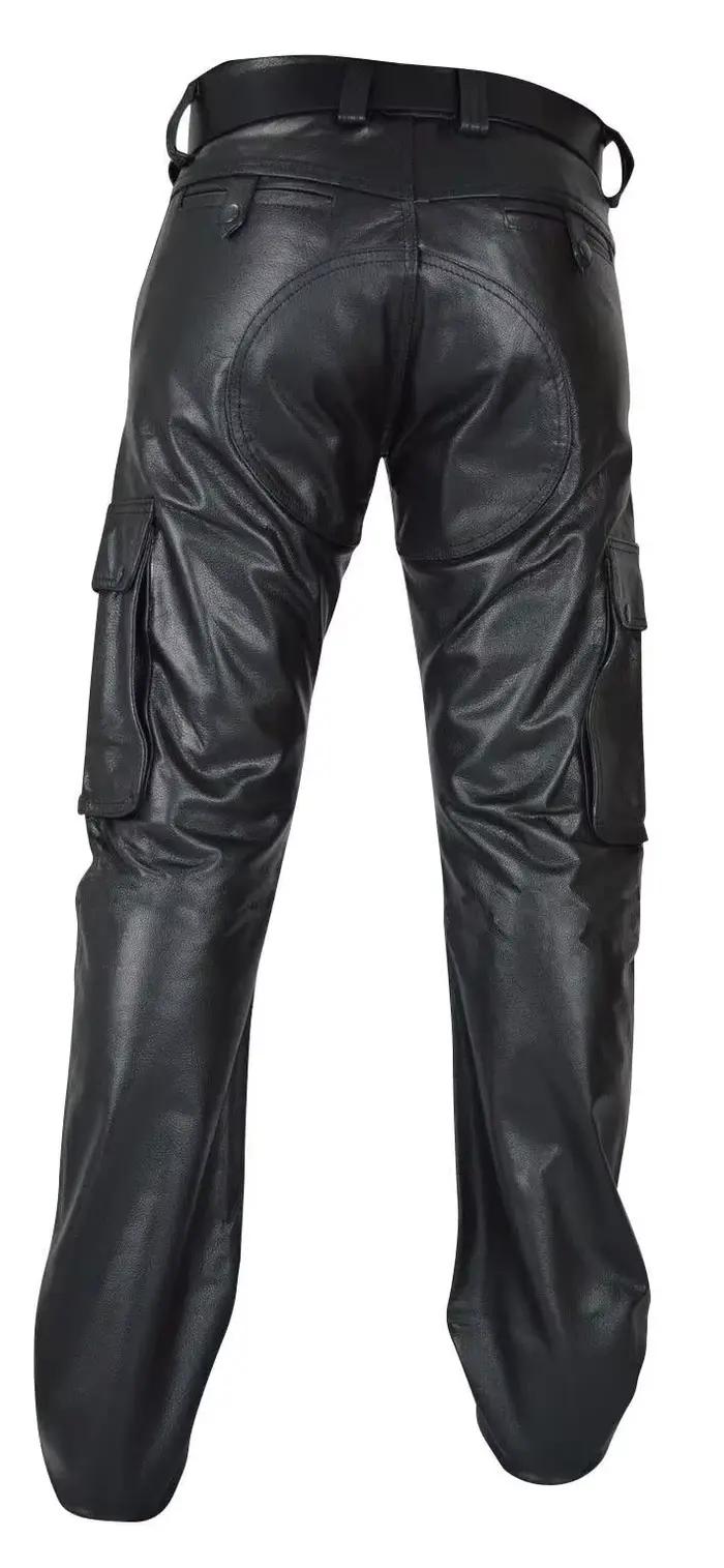 Pantalon homme automne hiver Punk rétro Goth Slim