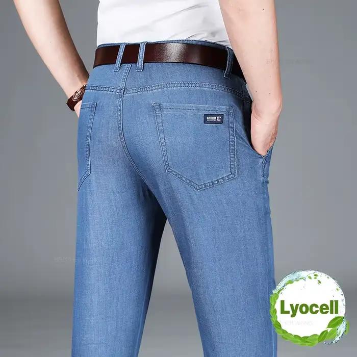 Jean Lyocell fin pour homme
