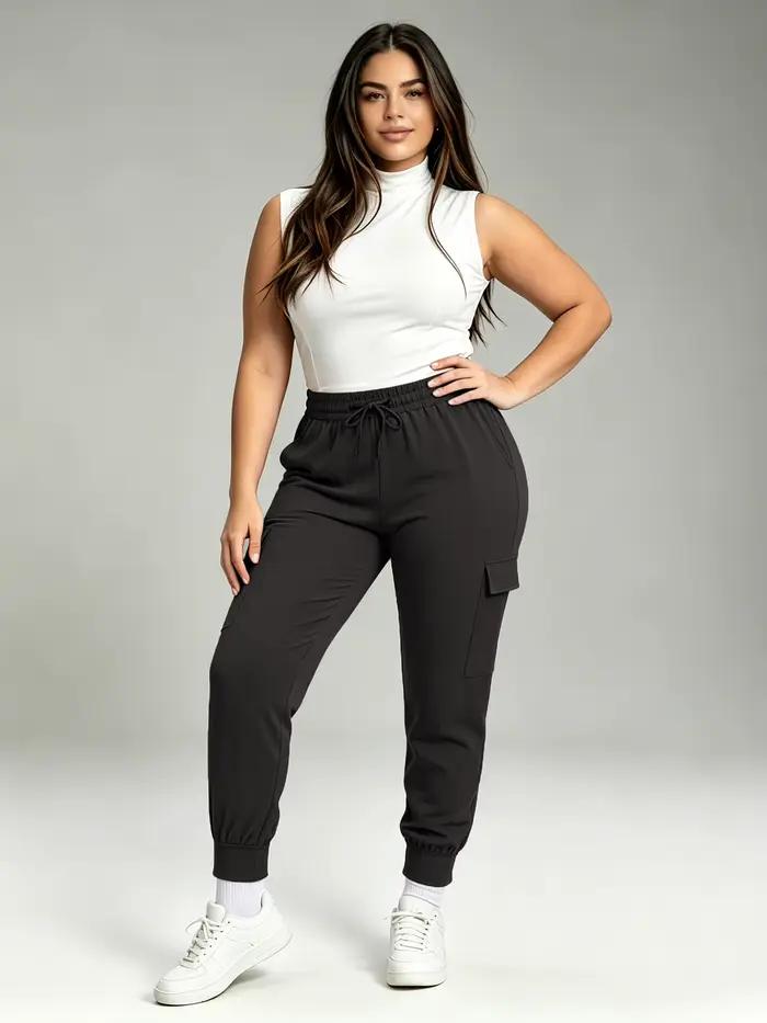 Pantalon de jogging cargo pour femme