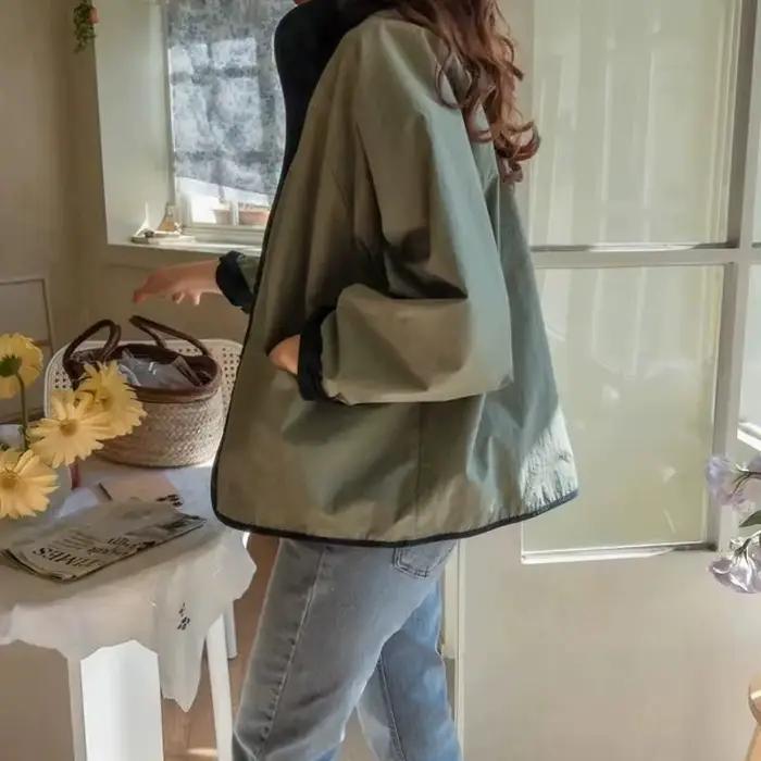 Veste femme nouvelle mode Double face porter Joker