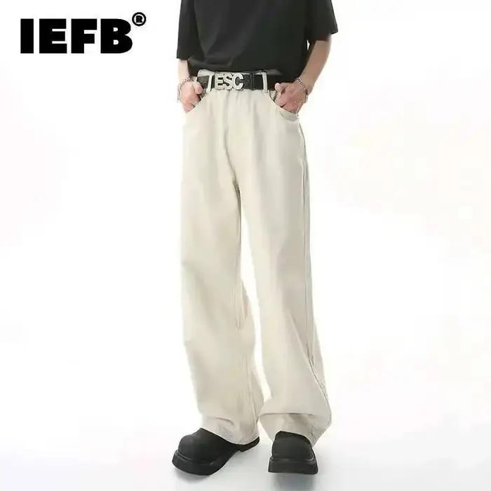 IEFB – jean droit ample pour hommes