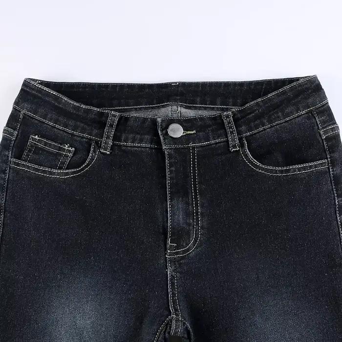 Rockmore Vintage Flare Jean femmes taille basse mode délavé