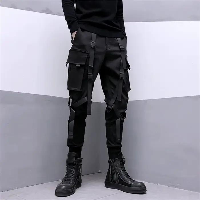 Pantalon cargo noir cool