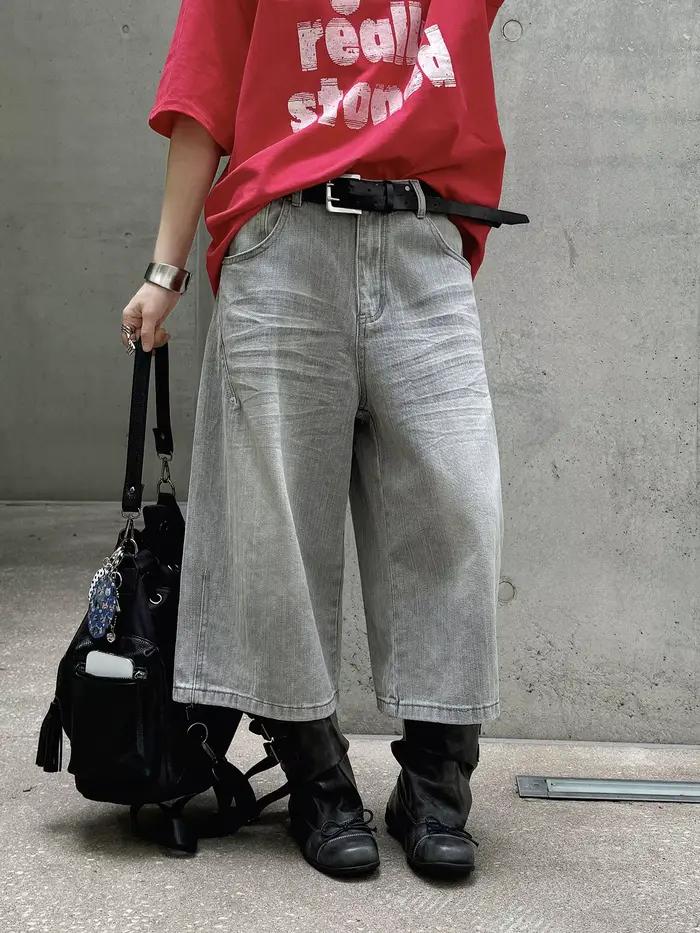 Nouveauté été : Jeans vintage style rétro américain pour femme