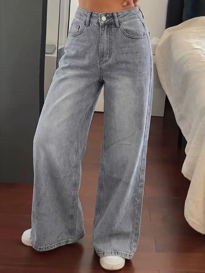 SOLORN Nouveau jean large