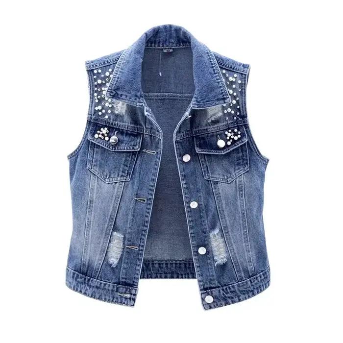 Gilet en jean pour femmes