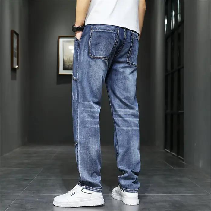 42 44 grande taille jean hommes Denim pantalon Baggy