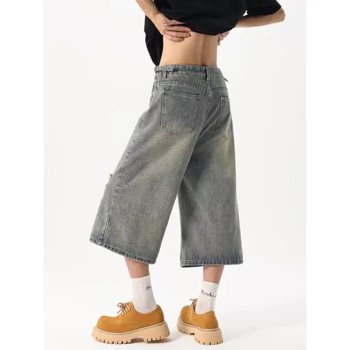 Pantalon Capri en Denim pour hommes
