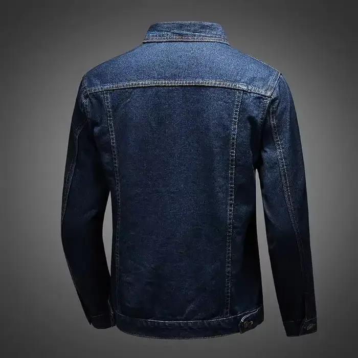 Vestes en jean coupe couvertes pour hommes