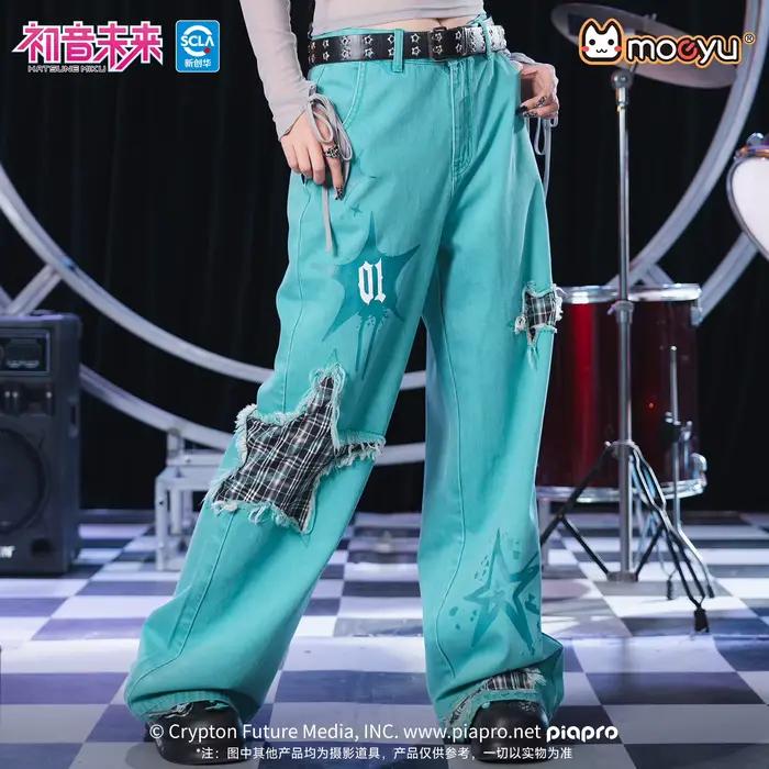 Pantalon en jean Moeyu Hatsune Miku pour femme