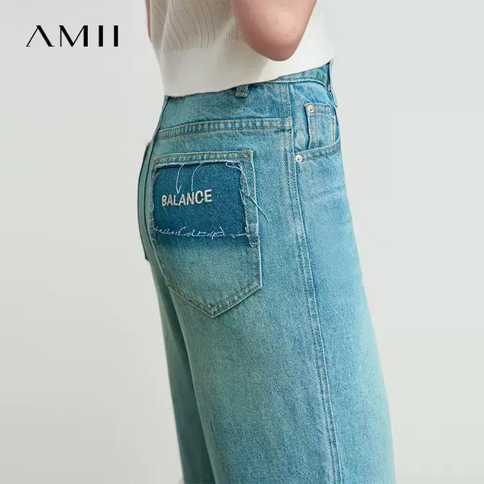 AMII Jean d'été minimaliste pour femme 2025