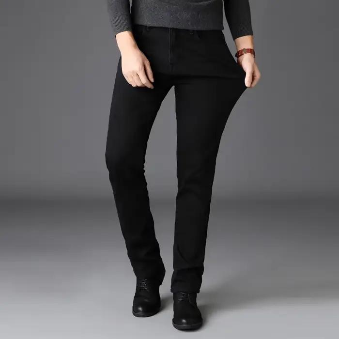 Jean pour Hommes Décontracté Et Élégant Toile Épluchage Polyvalent Pour Toutes Les Occasions
