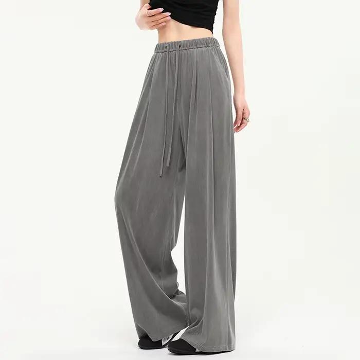 Jean large en lyocell fin pour femme