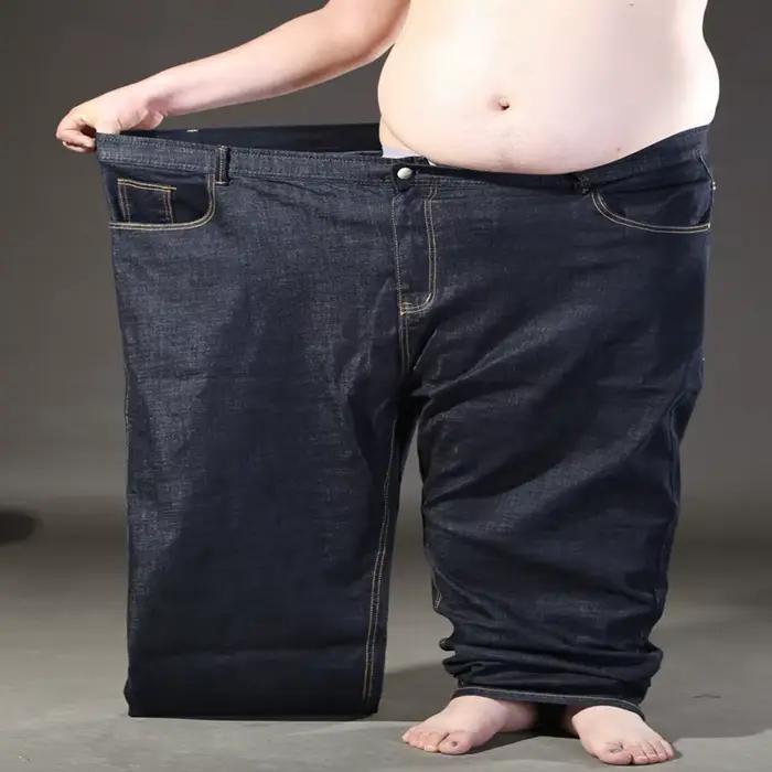 Jean Extensible Surdimensionné pour Homme