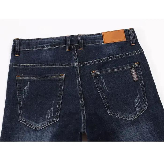 Jean Denim bleu foncé pour homme