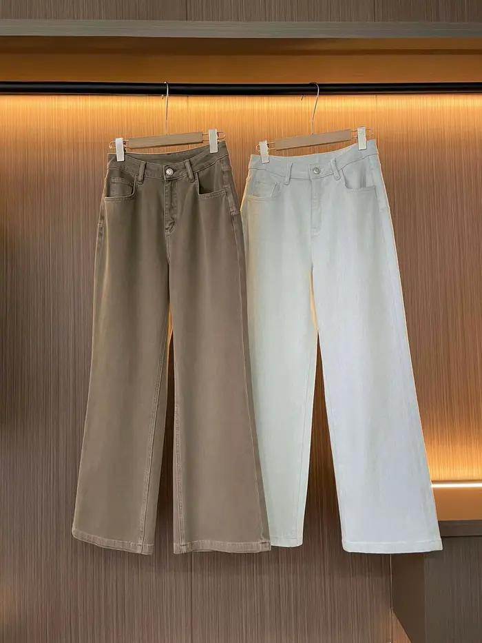 26 nouveaux jeans droits polyvalents pour femmes, collection été