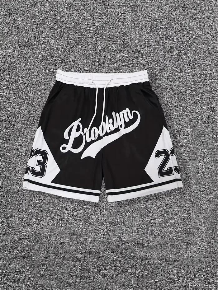 Shorts de basket-ball d'été classiques rétro confortables imprimés