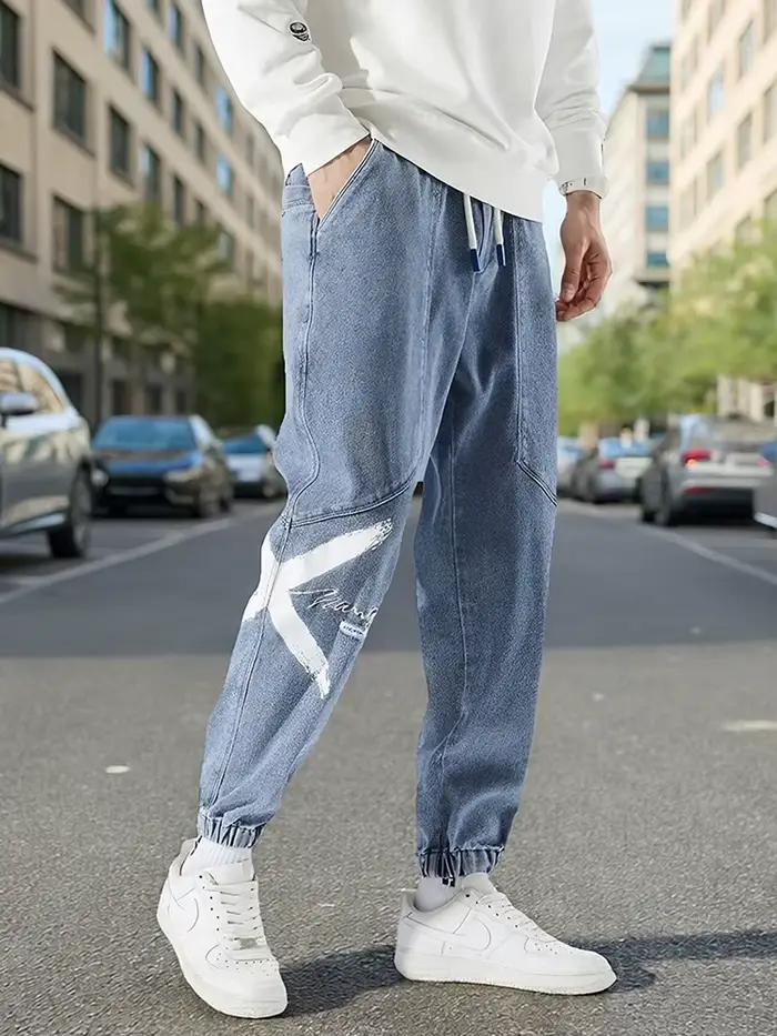 Nouveau Jean Jogger en Denim pour Homme Été 2026