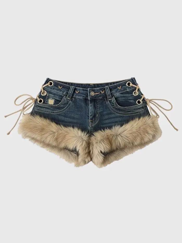 Jean court Vintage américain pour femmes