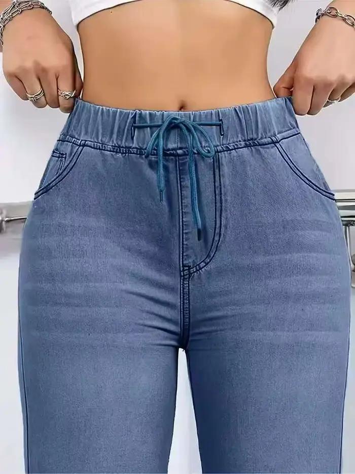 Jeans droits pour femmes