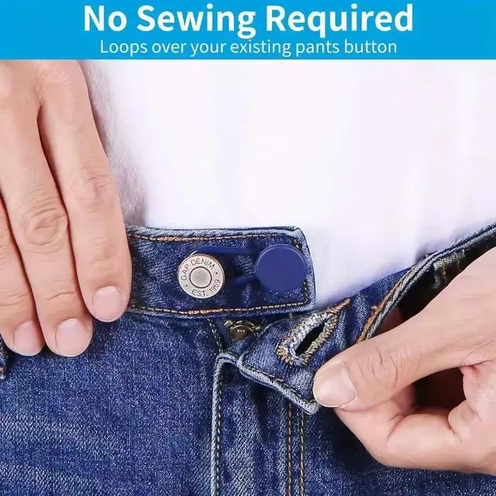 Ensemble de boucles de taille sans couture avec ceinture en jean détachable pour jeans