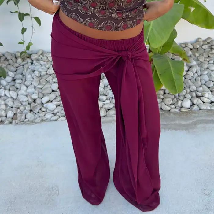 Pantalon large pour femme