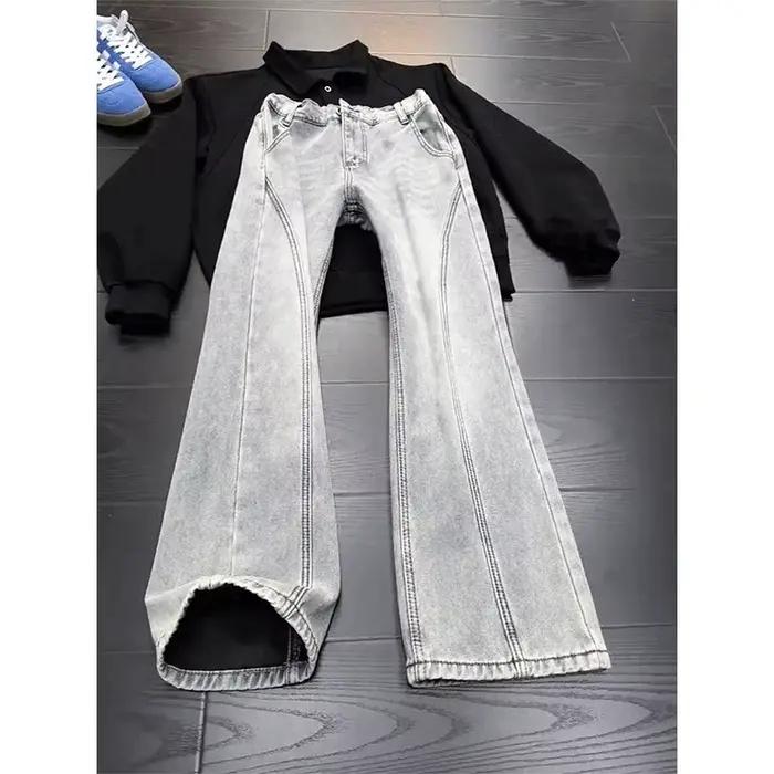 Jean coréen Y2K pour homme