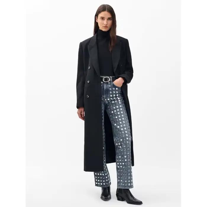 Jean droit vintage pour femme