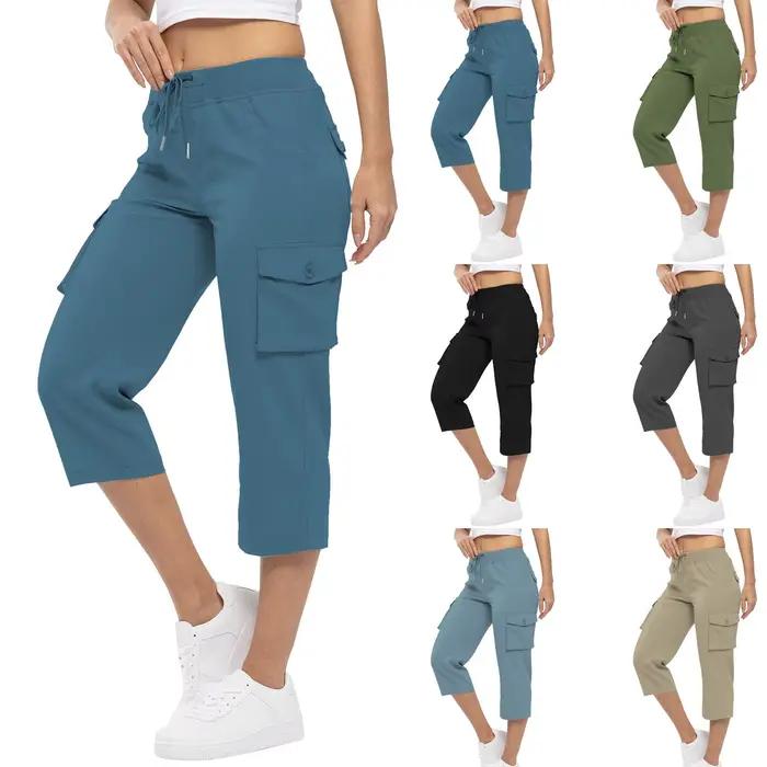 Pantalon Skinny Taille Haute Femme, Style Décontracté, Polyvalent, Coton et Polyester, Occasions Estivales et Soirées Chic
