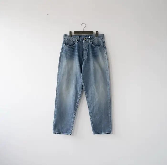 Graphpaper Selvage Denim Jeans coniques à cinq poches