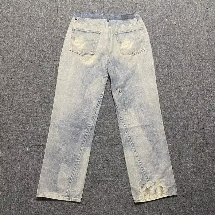 Notre héritage – jean imprimé bleu de qualité supérieure pour hommes