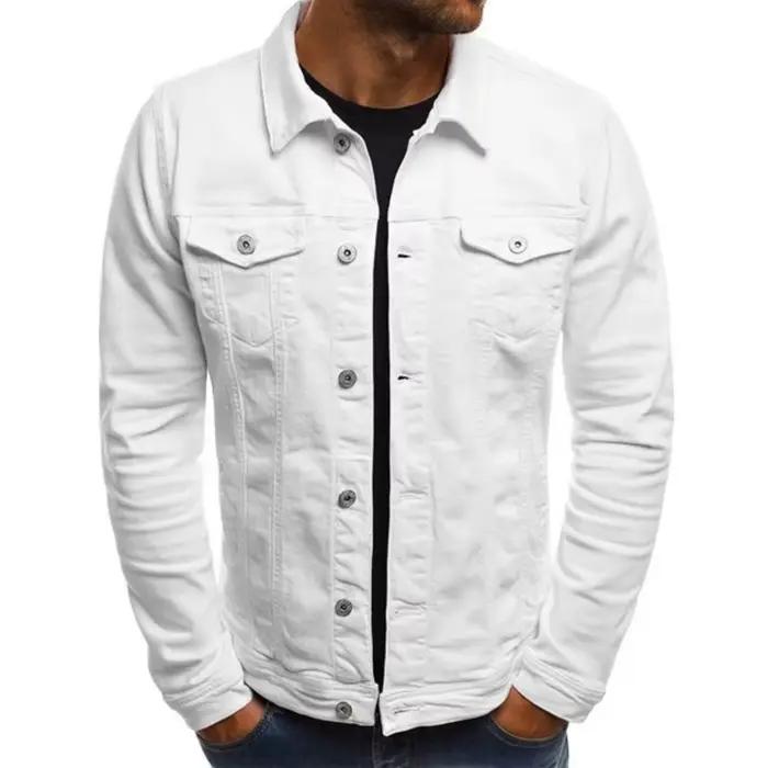 Veste en jean pour homme Printemps-Automne
