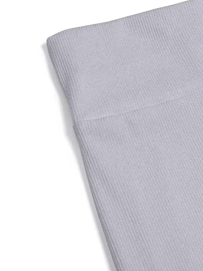 Pantalon évasé amincissant toute l'année polyester élasthanne haute élasticité tricoté pour femmes occassions décontractées