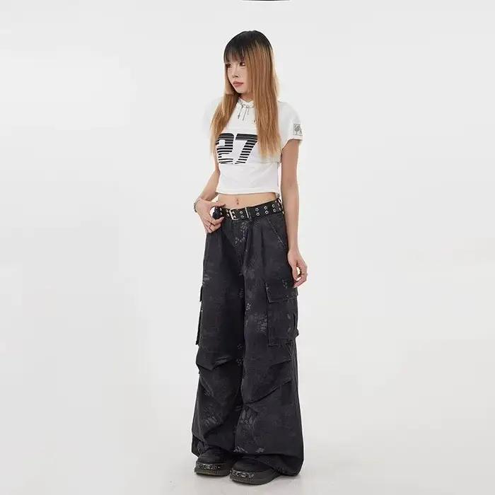 Jean Cargo coupe ample et décontracté